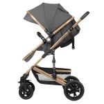 Kikka Boo Amaia Premium kolica za bebe 3u1 Dark Grey - Слика 9