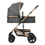Kikka Boo Amaia Premium kolica za bebe 3u1 Dark Grey - Слика 7