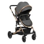 Kikka Boo Amaia Premium kolica za bebe 3u1 Dark Grey - Слика 3