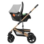 Kikka Boo Amaia Premium kolica za bebe 3u1 Light Grey - Слика 13