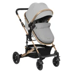 Kikka Boo Amaia Premium kolica za bebe 3u1 Light Grey - Слика 2