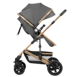 Kikka Boo Amaia Premium kolica kombinovana 2u1 Dark Grey - Слика 7