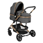Kikka Boo Amaia Premium kolica kombinovana 2u1 Dark Grey - Слика 3