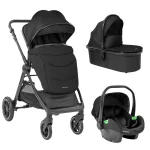 Kikka Boo Ava kolica za bebe 3u1 Black, 0m+