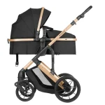 Kikka Boo Darling Premium kolica za bebe 3u1 Black - Слика 4