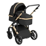 Kikka Boo Darling Premium kolica za bebe 3u1 Black - Слика 2