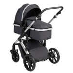 Kikka Boo Darling Premium kolica za bebe 3u1 Dark Grey - Слика 2