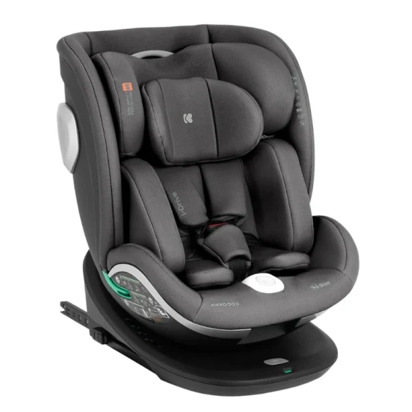 Kikka Boo Drive Isofix auto sedište za decu i-Size Dark Grey, 40-150cm