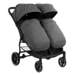 Kikka Boo Happy 2 kolica za blizance Dark Grey, 0m+ - Слика 7