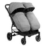 Kikka Boo Happy 2 kolica za blizance Light Grey, 0m+ - Слика 7