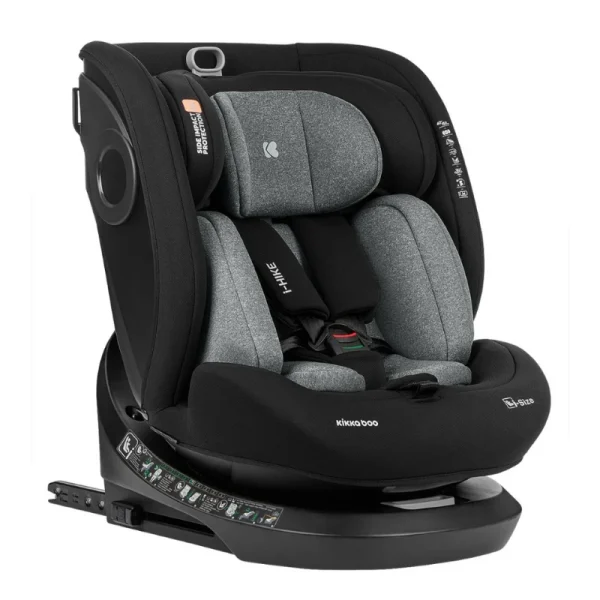 Kikka Boo Hike autosedište i-Size Dark Grey 40-150cm, Isofix