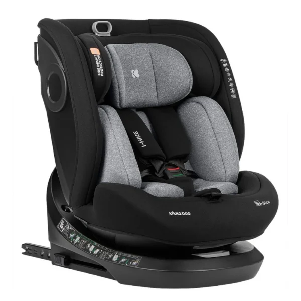 Kikka Boo Hike autosedište i-Size Light Grey 40-150cm, Isofix