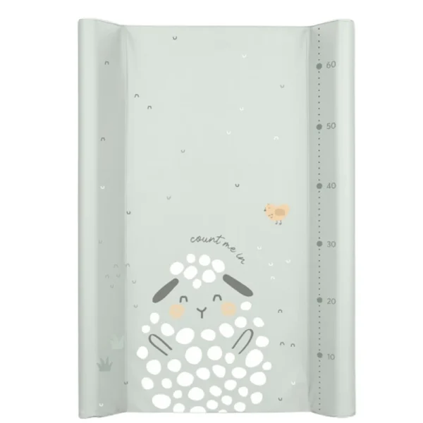 Kikka Boo tvrda podloga za presvlačenje Sleepy Sheep, 80x50cm Green