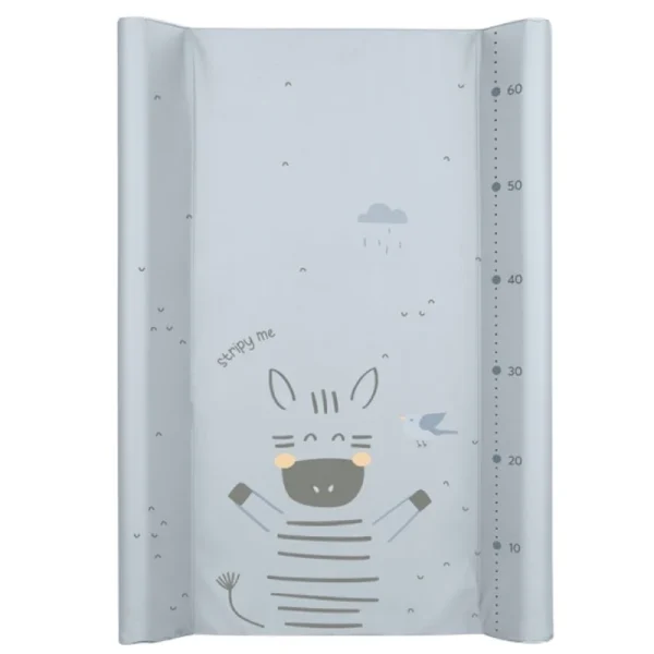 Kikka Boo tvrda podloga za presvlačenje Stripy Friends, 80x50cm Blue