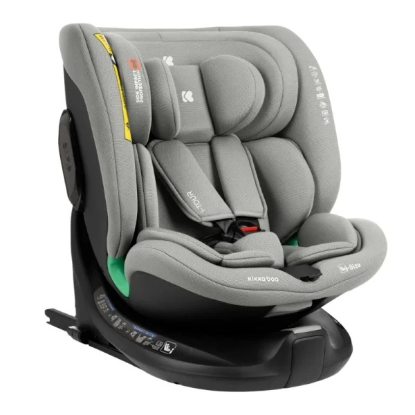 Kikka Boo Tour i-Size auto sedište Light Grey, 40-150cm Isofix