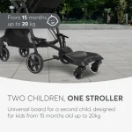 Kikka Boo univerzalni dodatak za kolica za drugo dete Ally Black - Слика 8