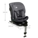 KINDERKRAFT AUTO SEDISTE I-360 i size 40-150cm GRAY - Слика 6