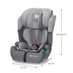 KINDERKRAFT AUTOSEDIŠTE COMFORT UP I-SIZE 76-150CM GREY - Слика 2