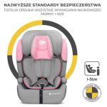 KINDERKRAFT AUTOSEDISTE COMFORT UP I-SIZE 76-150CM PINK - Слика 2