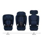 KINDERKRAFT AUTOSEDISTE FIX2GO I-SIZE 76-150CM NAVY - Слика 2