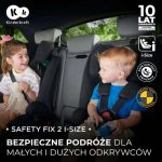KINDERKRAFT AUTOSEDISTE SAFETY FIX2 I-SIZE 76-150CM BLACK - Слика 6