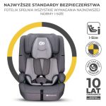 KINDERKRAFT AUTOSEDISTE SAFETY FIX2 I-SIZE 76-150CM GREY - Слика 2