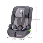 KINDERKRAFT AUTOSEDISTE SAFETY FIX2 I-SIZE 76-150CM GREY - Слика 8