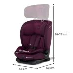 KINDERKRAFT AUTOSEDITE ONETO3 76-150CM CHERRY PEARL - Слика 6