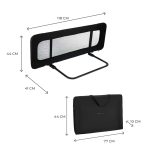 KINDERKRAFT OGRADA ZA KREVET GUARD AND DREAM BLACK - Слика 3