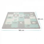 KINDERKRAFT PODLOGA ZA IGRU 3D LUNO SHAPES MINT - Слика 2