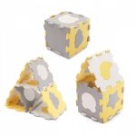 KINDERKRAFT PODLOGA ZA IGRU 3D LUNO SHAPES YELLOW - Слика 5