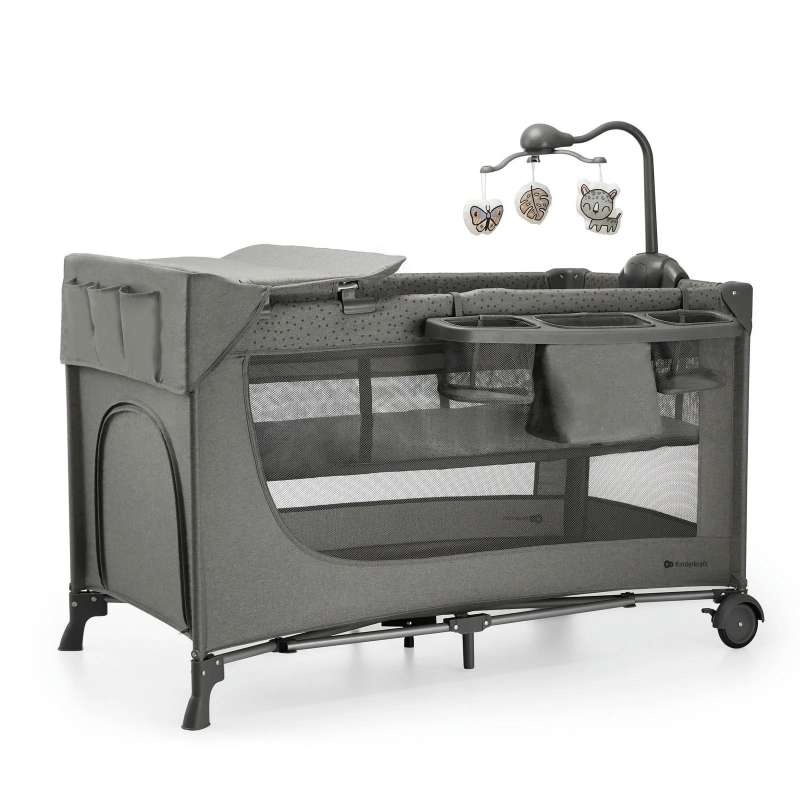 kinderkraft-prenosivi-krevetac-joy-2-dark-gray-sa-dodacima6335 KINDERKRAFT PRENOSIVI KREVETAC JOY 2 DARK GRAY SA DODACIMA - Слика 2