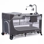 KINDERKRAFT PRENOSIVI KREVETAC LEODY GREY SA DODACIMA - Слика 2