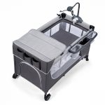 KINDERKRAFT PRENOSIVI KREVETAC LEODY GREY SA DODACIMA - Слика 4