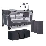 KINDERKRAFT PRENOSIVI KREVETAC LEODY GREY SA DODACIMA