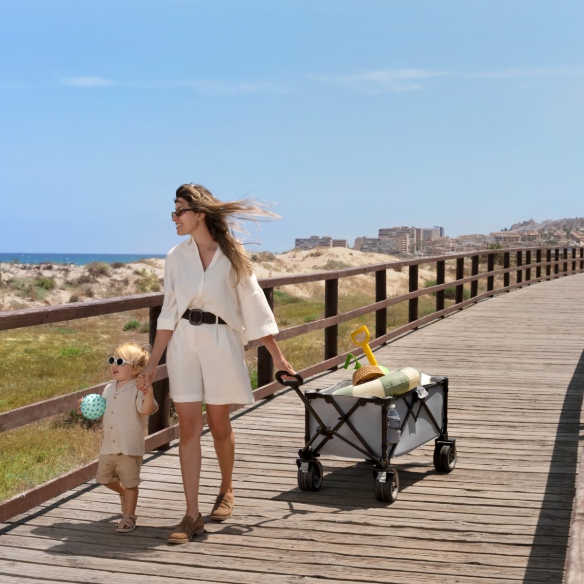 KINDERKRAFT SKLOPIVA KOLICA ZA PUTOVANJA ROLLSTER ANTHRACITE - Слика 4