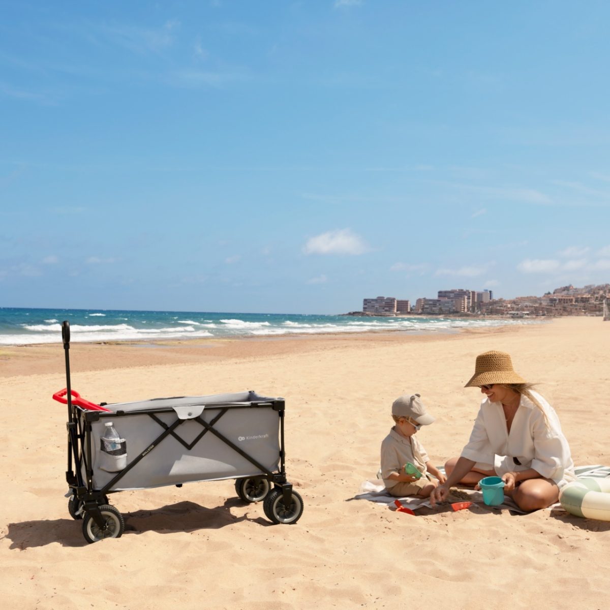 KINDERKRAFT SKLOPIVA KOLICA ZA PUTOVANJA ROLLSTER MYSTIC BLACK - Слика 6