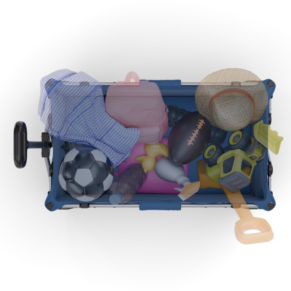 KINDERKRAFT SKLOPIVA KOLICA ZA PUTOVANJA ROLLSTER NIGHT BLUE - Слика 8