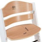 KINDERKRAFT STOLICA ZA HRANJENJE 2U1 ENOCK NATUR+WHITE - Слика 5