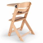 KINDERKRAFT STOLICA ZA HRANJENJE 2U1 ENOCK WOODEN NATURAL - Слика 2