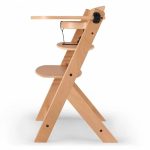 KINDERKRAFT STOLICA ZA HRANJENJE 2U1 ENOCK WOODEN NATURAL - Слика 4