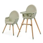 KINDERKRAFT STOLICA ZA HRANJENJE 2U1 FINI2 GREEN