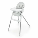 KINDERKRAFT STOLICA ZA HRANJENJE DINNLY LIGHT GREY - Слика 4