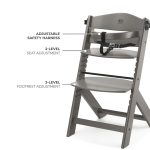 Kinderkraft stolica za hranjenje ENOCK brown - Слика 9