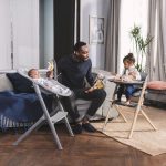 KINDERKRAFT STOLICA ZA HRANJENJE IGEE CLOUDY GREY - Слика 5