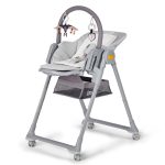 KINDERKRAFT STOLICA ZA HRANJENJE LASTREE GREY - Слика 2