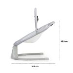 KINDERKRAFT STOLICA ZA LJULJANJE LULI GREY - Слика 7