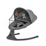 KINDERKRAFT STOLICA ZA LJULJANJE LUMI 2 DARK GRAY - Слика 4