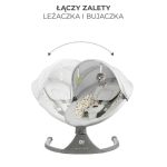 KINDERKRAFT STOLICA ZA LJULJANJE LUMI 2 LIGHT GRAY - Слика 2