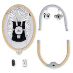 KINDERKRAFT STOLICA ZA LJULJANJE LUMI WOODEN - Слика 8